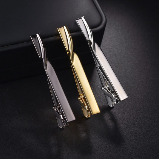 Stainless Tie Clip | Twisted Design